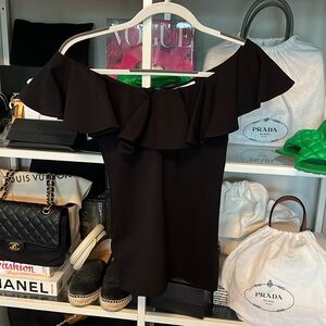 Amanda Uprichard off the shoulder top